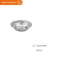 PRATO REDONDO COM TAMPA MANUAL Nº 5 340ML - M5